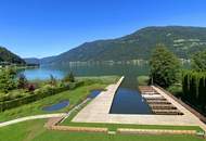 Seepenthouse mit großem Badestrand am Ossiacher See