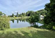 Eigengrund! Ruheoase 15 min von Wien: Bungalow am Badesee, ganzjährig bewohnbar