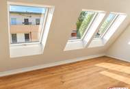 Moderne 3-Zi-Dachgeschosswohnung mit Rundumblick-Terrasse, Klimaanlage & Tiefgarage in Leopoldsdorf!