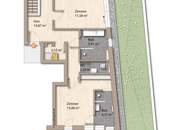 Ruhe, Grün &amp; Luxus: 4-Zimmer- Maisonette mit 172 m² Garten und Pool