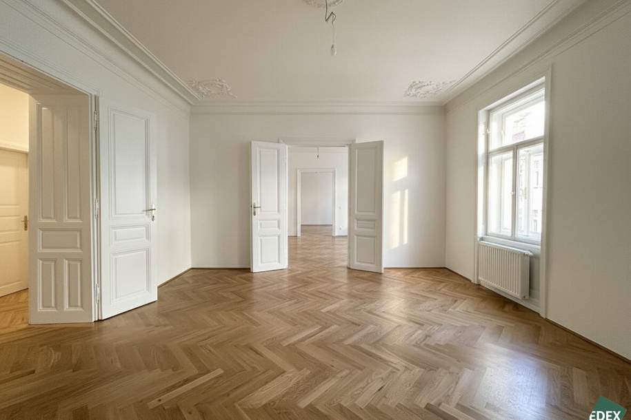 Erstbezug nach Sanierung | Repräsentatives Altbaubüro mit modernem Flair nahe Stephansplatz, Gewerbeobjekt-miete, 4.500,00,€, 1010 Wien 1., Innere Stadt