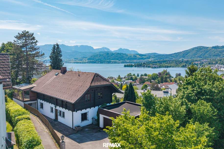 NEUER PREIS Charmantes Anwesen mit Panoramablick und TOP RuheLage am Traunsee, Haus-kauf, 1.750.000,€, 4810 Gmunden
