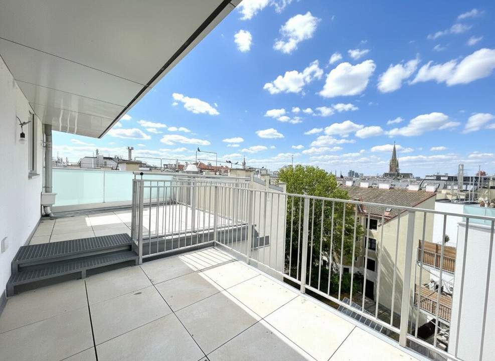 1030! Schöne 3-Zimmer DG-Wohnung mit Terrasse und Traumblick!