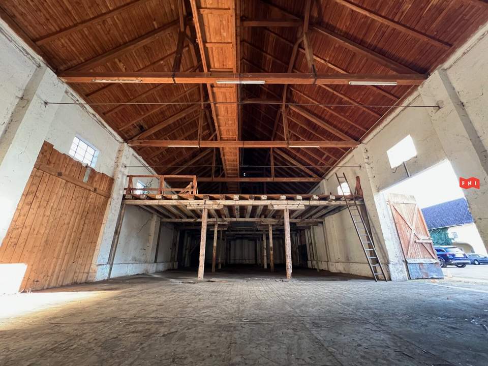 Geräumige Lagerhalle (ehem. Getreidesilo) nähe Gewerbepark Franzosenhausweg (OÖ / Linz-Traun) als Pauschalmiete