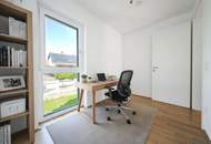 Fertiggestellt &amp; bezugsbereit | 5-Zimmer Neubau-Reihenhaus mit ca. 50m² Eigengarten | Hofruhelage | Luftwärmepumpe