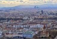 Sonnenuntergang und Stephansdom Blick: 48. Etage DC2 Tower - Erstbezug