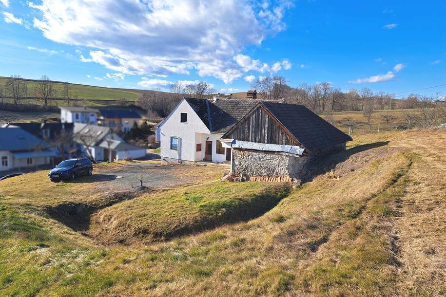 Wiesfleck: Sanierungsbedürftiges Wohnhaus in Traumlage, Haus-kauf, 90.000,€, 7425 Oberwart