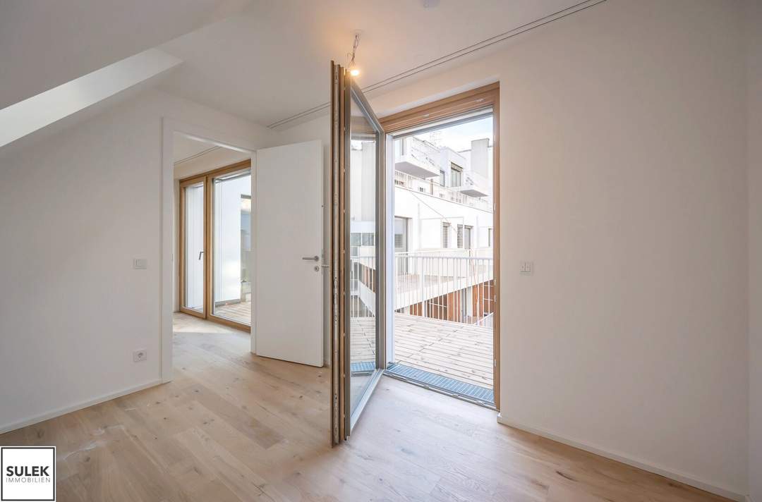 hofseitige 3 Zimmer Erstbezugswohnung mit Balkon in beliebter Lage: Apollogasse18 -perfekte Infrastruktur!