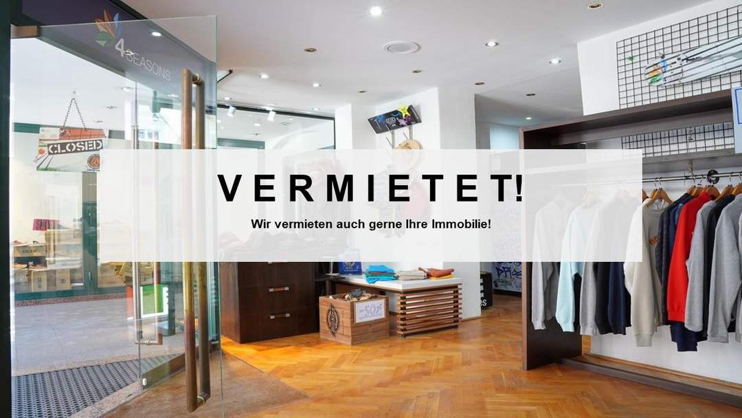 VERMIETET - Geschäftslokal Schallmooser Hauptstraße / Ende obere Linzer Gasse