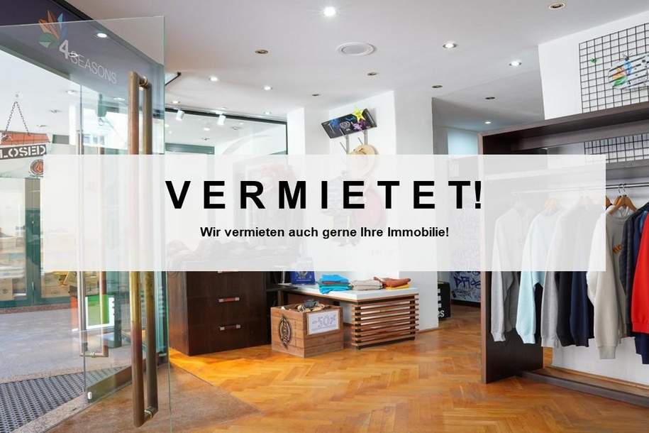 VERMIETET - Geschäftslokal Schallmooser Hauptstraße / Ende obere Linzer Gasse, Gewerbeobjekt-miete, 1.760,00,€, 5020 Salzburg(Stadt)