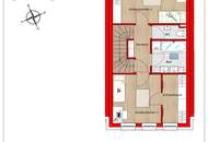 Provisionsfreies Niedrigenergiehaus mit 4 Zimmern, Dachterrasse, Eigengrund, Garagenplatz