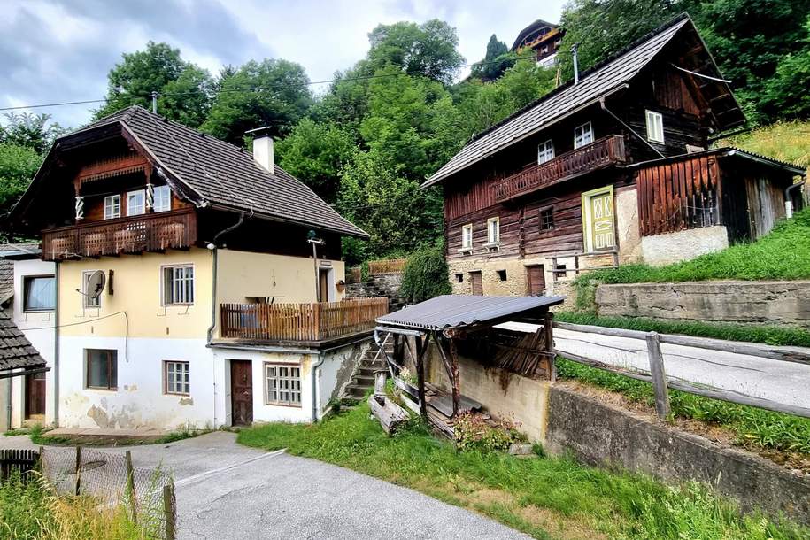 Für Visionäre: Sanierungsobjekt mit großem Platzangebot, Haus-kauf, 119.000,€, 9852 Spittal an der Drau