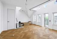 Lichtdurchflutete 3-Zimmer-Dachgeschosswohnung mit zwei Balkonen & ca. 54 m² Dachterrasse nahe Schönbrunn