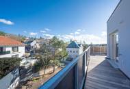 Dachterrassentraum im Grünen mit Blick über Wien| 4 Zimmer mit großzügigen Außenflächen