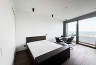 DANUBEFLATS: Elegant möbliertes Studio mit Cityblick: Doorman, Gym, Spa, Pool, Lounges - Internet inkl. - Tiefgaragenstellplatz möglich!
