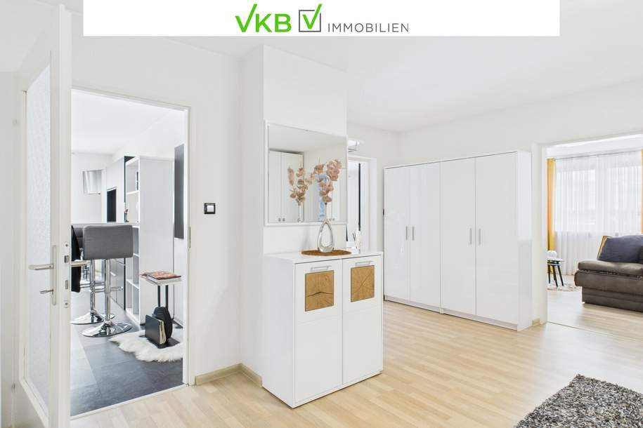 TRAUN | ST. DIONYSEN: Großzügiges Wohnrefugium für Anspruchsvolle! Beeindruckender Wohnkomfort mit vielen Extras!, Wohnung-kauf, 295.000,€, 4050 Linz-Land