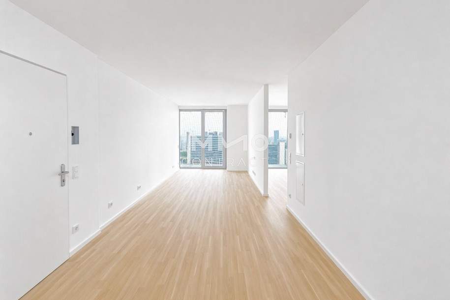 Smart Living: DC2 Tower - U1 Donauinsel ERSTBEZUG, Wohnung-miete, 1.100,00,€, 1220 Wien 22., Donaustadt