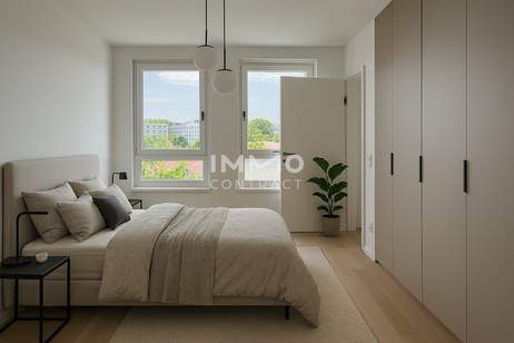 Provisionsfrei: Erstbezug - Balkonwohnung in luxuriöser Anlage mit Gemeinschaftsdachgarten und Palmenhaus, Wohnung-kauf, 335.000,€, 1100 Wien 10., Favoriten