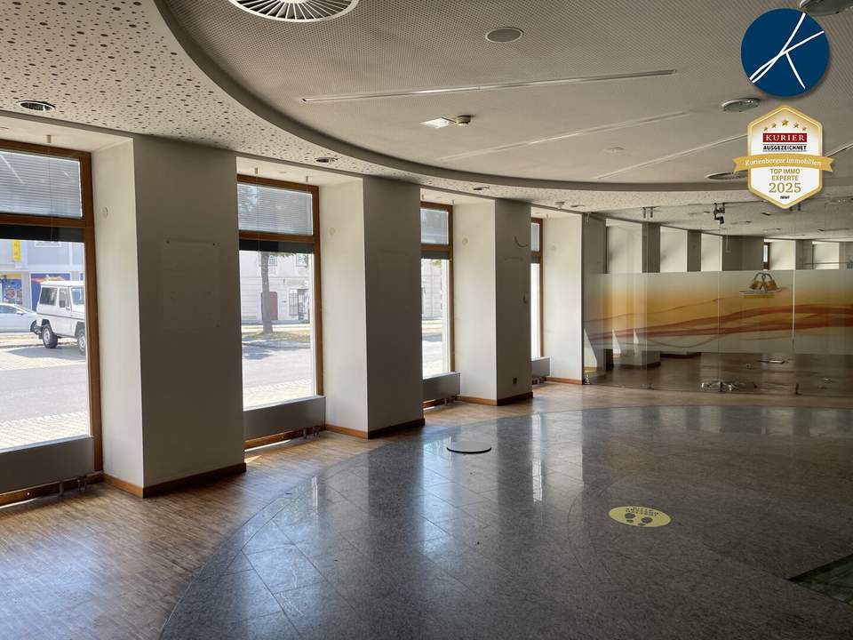 554m² Geschäfts-Bürofläche am Beginn der Fußgängerzone in Bruck/Leitha