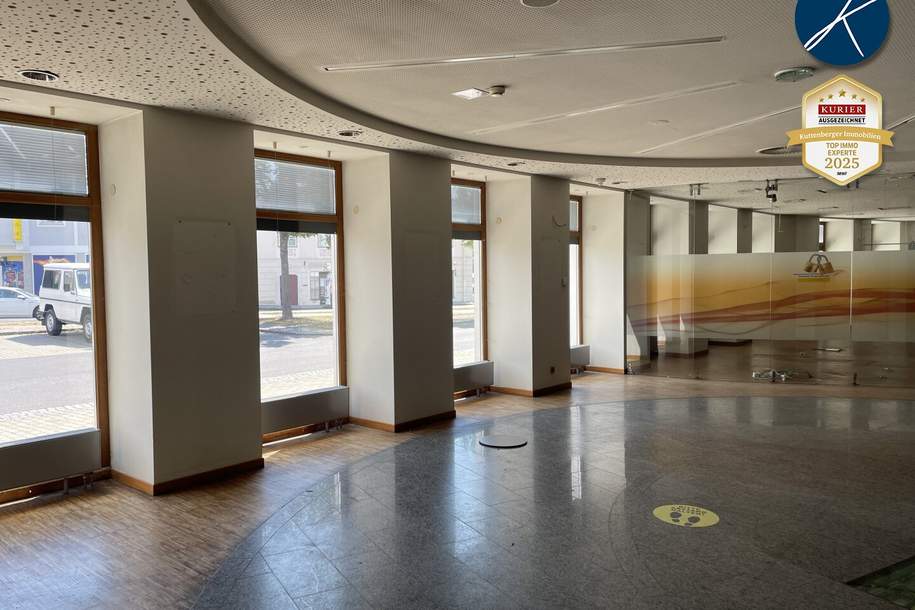 554m² Geschäfts-Bürofläche am Beginn der Fußgängerzone in Bruck/Leitha, Gewerbeobjekt-miete, 10,00,€, 2460 Bruck an der Leitha