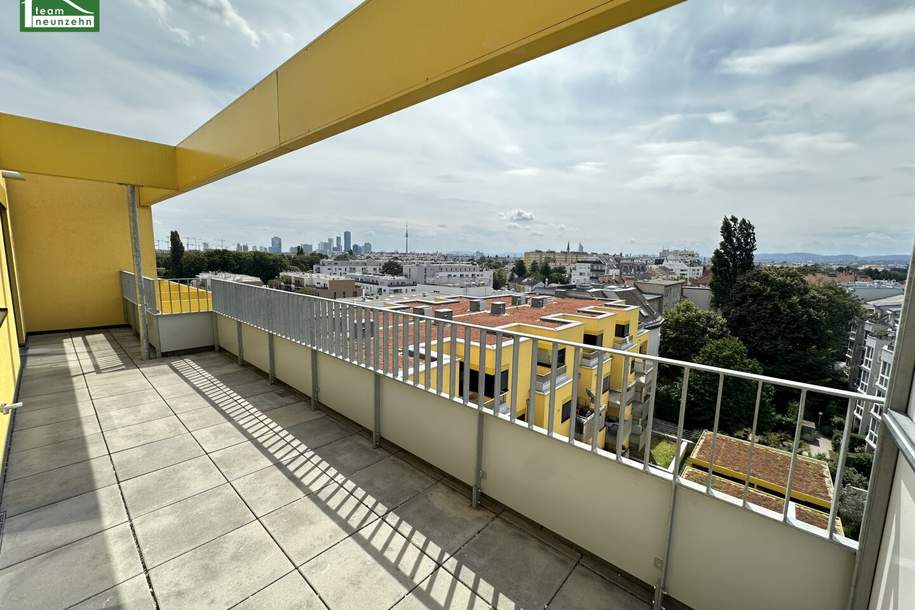 LEO 131 - Traumwohnung mit Weitblick-Terrasse und Abendsonne!, Wohnung-miete, 1.099,91,€, 1210 Wien 21., Floridsdorf