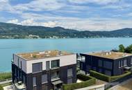 Dellach / Wörthersee: Mini-Seewohnung mit mega Seeblickterrasse & Garage, Anleger-geeignet