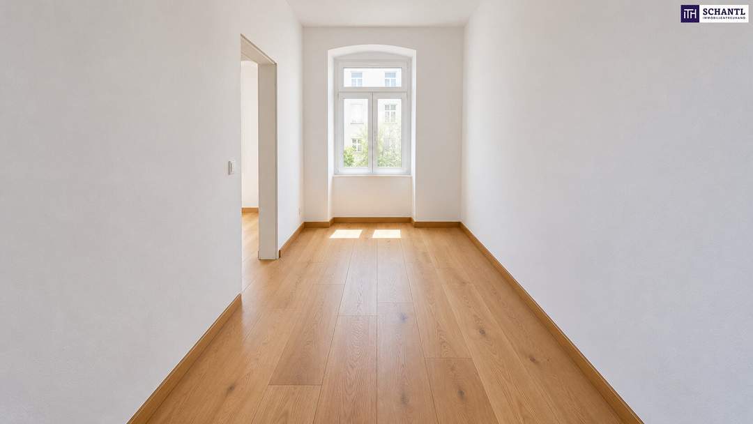 Klein & fein! Umfassend sanierte 2-Zimmer-Wohnung mit hochwertiger Ausstattung + moderner Luftwärmepumpe + rundum saniertes Altbauhaus