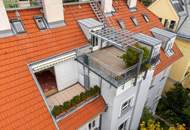 Großzügiges Penthouse auf Jahrhundertwendehaus mit großen Terrassen und Grünblick in Grinzing