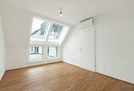 DG-ERSTBEZUG mit ca. 11 m² BALKON/TERRASSE | Nähe Alte Donau | Komplett hofseitig | Fernwärme &amp; Klima | Ideal für Anleger oder Eigennutzer | TG-Stellplatz optional | Nachhaltiges Projekt