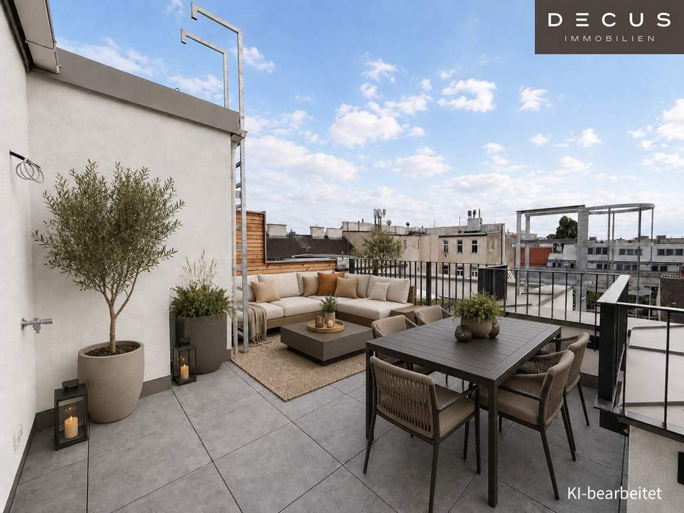 | 3,5 ZIMMER MAISONETTE-WOHNUNG | GROSSE TERRASSE MIT TOLLEM AUSBLICK | MEIDLING |