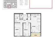 Erstbezug: Provisionsfreie 3-Zimmer-Wohnung mit großer Terrasse!