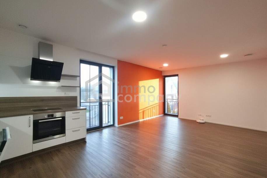 Sonnige 3-Zimmer-DG-Wohnung mit Balkon &amp; Parkplatz nahe Hainburg und Bratislava, Wohnung-kauf, 307.000,€, 2412 Bruck an der Leitha
