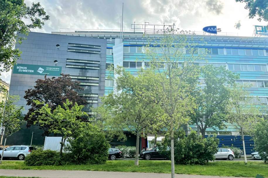 Hochwertige Bürofläche an der Brigittenauer Lände, Gewerbeobjekt-miete, 15.566,72,€, 1200 Wien 20., Brigittenau