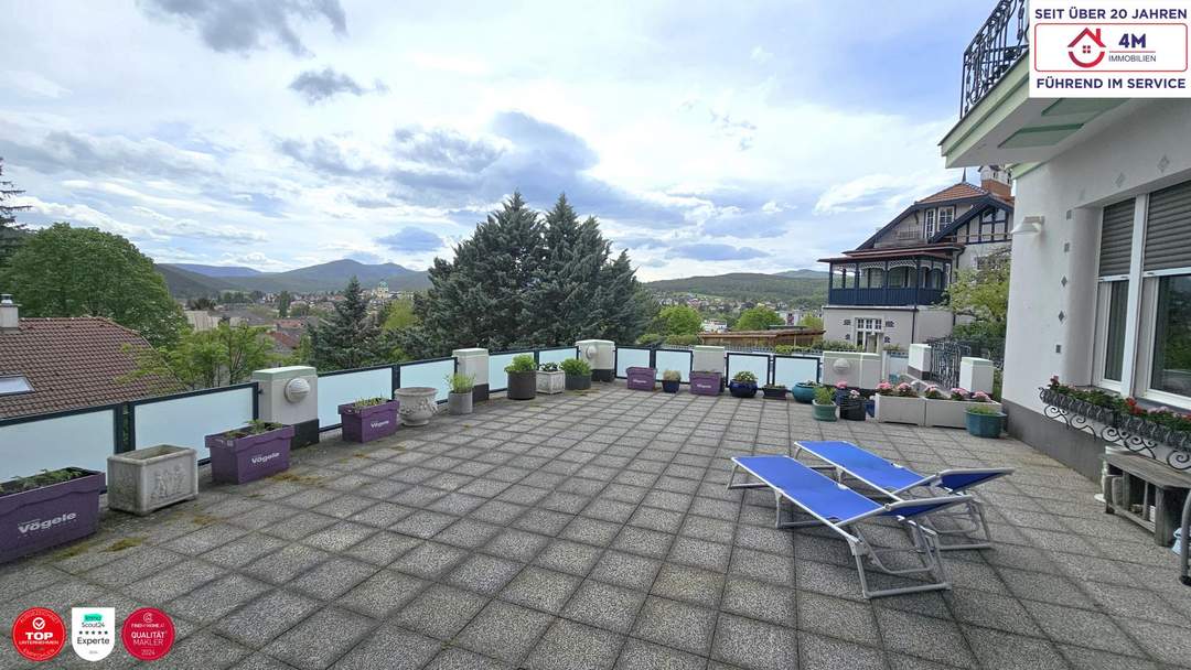 Einzigartige Villa mit Fernblick, Terrassen &amp; 1.759 m² Eigengrund 🌄🏛️