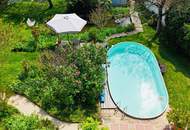 "Zwei Häuser, ein Paradies – Traumhaftes Anwesen mit Naturgarten und Pool"