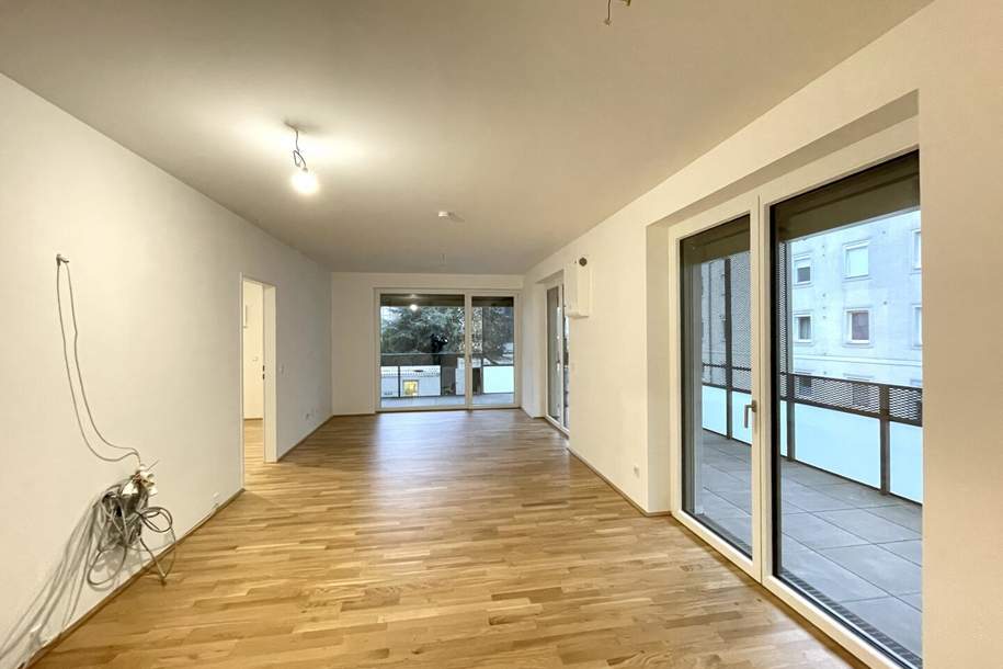 Einladend &amp; modern - Komfort trifft Funktionalität - ideale Raumaufteilung mit großzügigen Eckbalkon, Wohnung-miete, 1.044,67,€, 4020 Linz(Stadt)