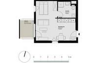Blumengarten Hirschstetten: 1-Zimmer-Neubauwohnung mit Balkon!