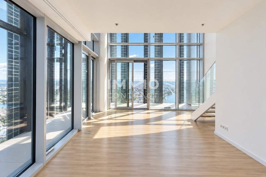 51. Floor Penthouse: a Signature Duplex - The Waterfront Skyhouse, Wohnung-miete, 1.100,00,€, 1220 Wien 22., Donaustadt