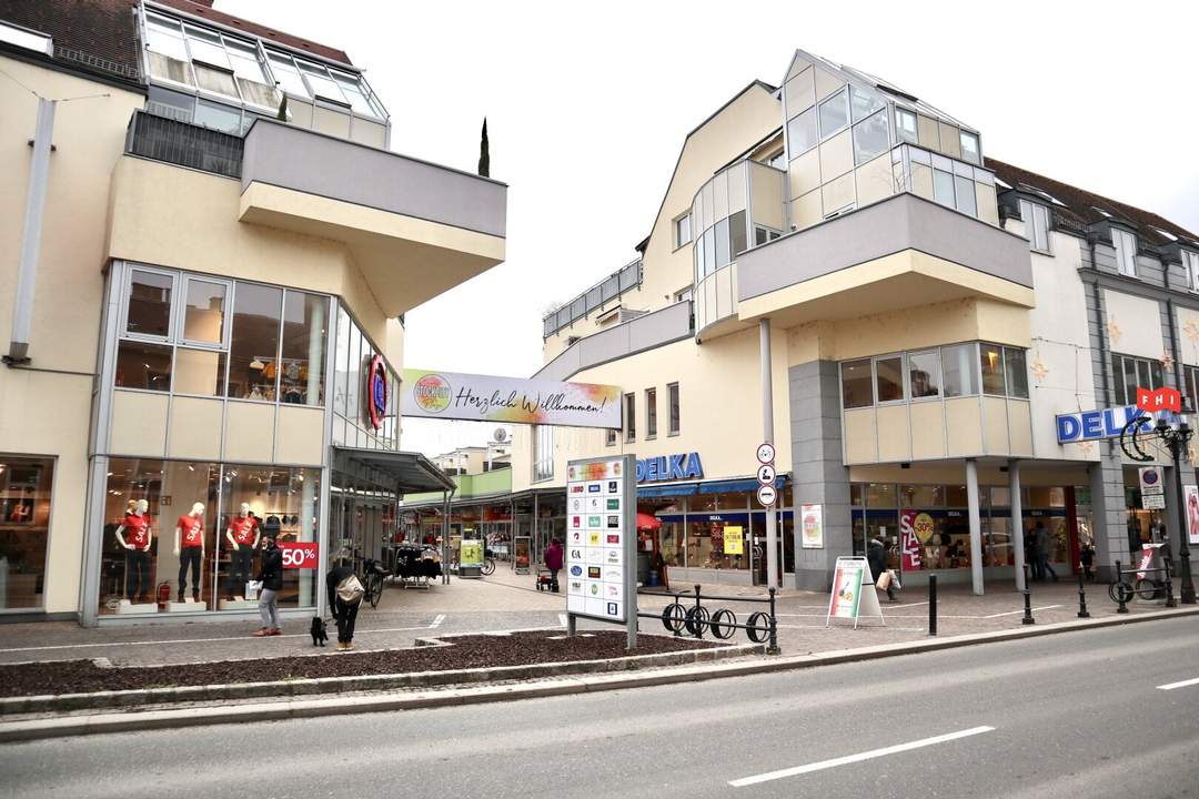 top Geschäftsfläche ideal für Diskonter (ex. KIK) in der EKZ Passage Stockerau