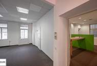 ** Repräsentatives Altbau-Büro mit Klimaanlage und Balkon – ca. 201 m² vis à vis Wien Mitte / The Mall; ab sofort **