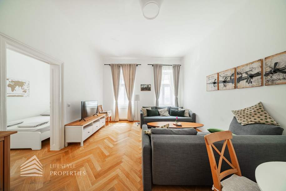Charmante 2-Zimmer Renovierte Altbauwohnung nähe Augarten, Wohnung-kauf, 323.000,€, 1020 Wien 2., Leopoldstadt