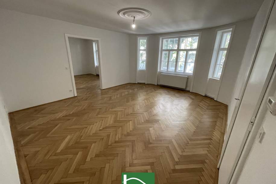 Stilvolle 3-Zimmer-Altbauwohnung beim Schloss Belvedere - Wohnen für Anspruchsvolle - mit Blick in den ruhigen Innenhof, Wohnung-miete, 1.599,94,€, 1040 Wien 4., Wieden