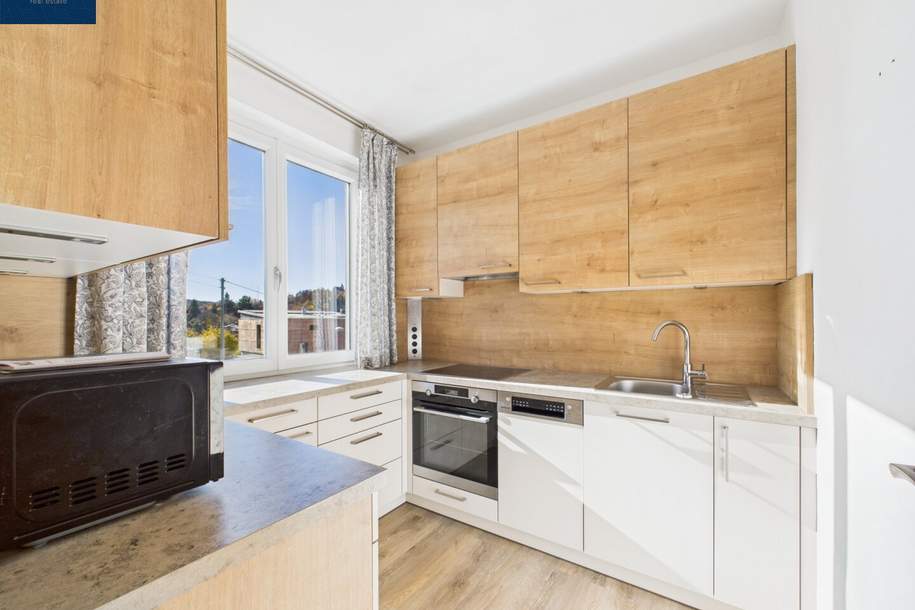 Helle 4-Zimmer-Wohnung mit Loggia und Ausblick – Zentrum Zwettl, Wohnung-miete, 769,00,€, 3910 Zwettl