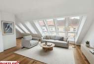 Erstbezug! Dachgeschosswohnung mit Freifläche in bester Lage - Nähe Kutschkermarkt