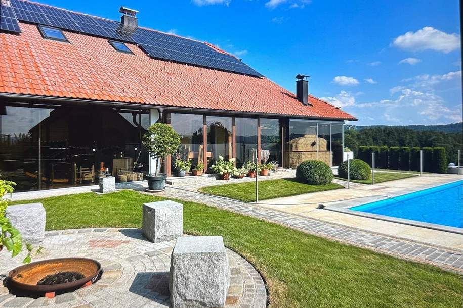Kauf mit Wohnrecht - Nebenwohnsitz möglich - Landhaus in Top Aussichtlage mit Gebirgsblick, Haus-kauf, 500.000,€, 4910 Ried im Innkreis