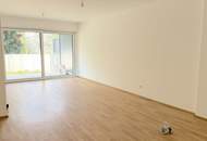 Exklusiver Erstbezug im begehrten Cottageviertel + Moderne 2-Zimmer Wohnung mit Terrasse &amp; Garten