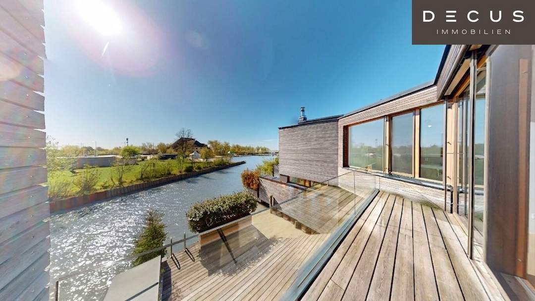 ERSTE REIHE AM SEE | MIT BOOTSANLEGEPLATZ UND SONNENTERRASSE