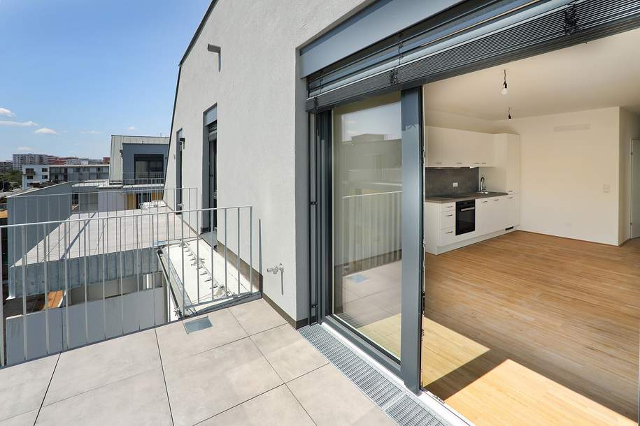 PFALZGASSE 29 - TRAUMHAFTER ERSTBEZUG IN RUHELAGE, Wohnung-miete, 1.099,00,€, 1220 Wien 22., Donaustadt