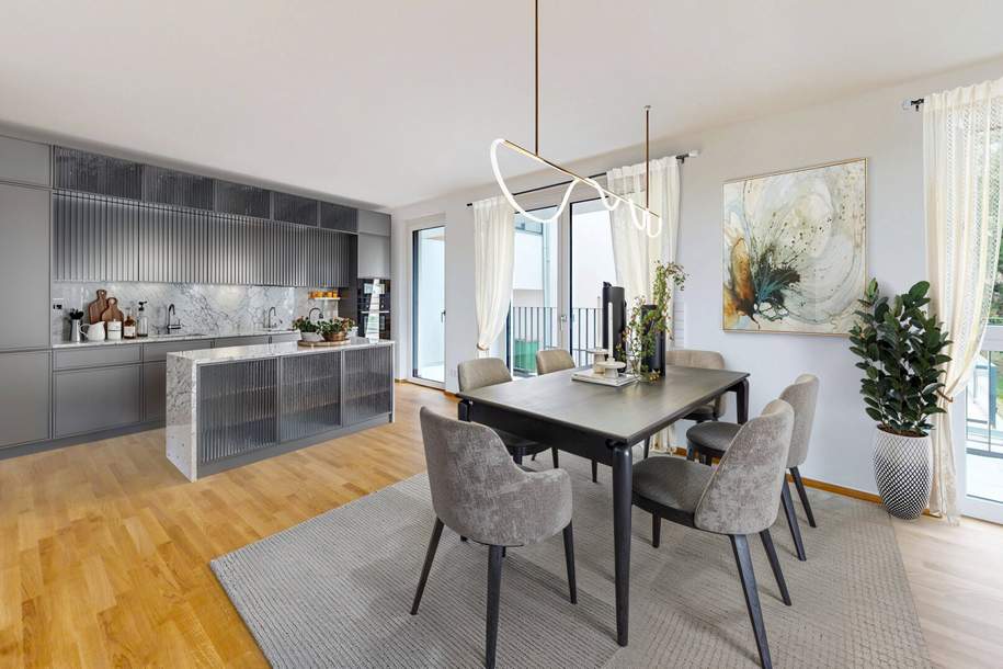 Quality Living mit Blick auf die Weinberge., Wohnung-kauf, 899.000,€, 1190 Wien 19., Döbling