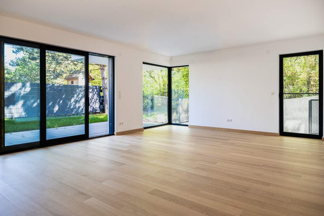 Perfekte Raumaufteilung: Modere 3-Zimmer Gartenwohnung für höchste Ansprüche